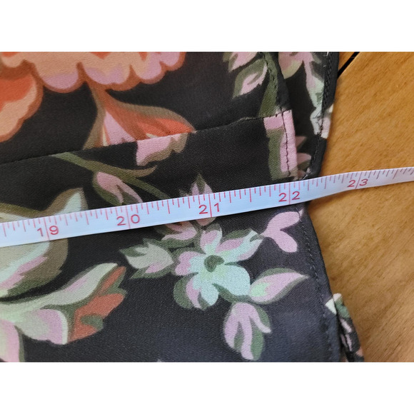 Ann Taylor Loft Floral Flounce skirt Women 12P - Picture 5 of 8